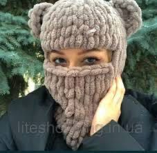 Шапочка из ализе пуффи