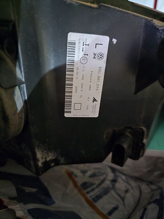 Фары на фольксваген поло