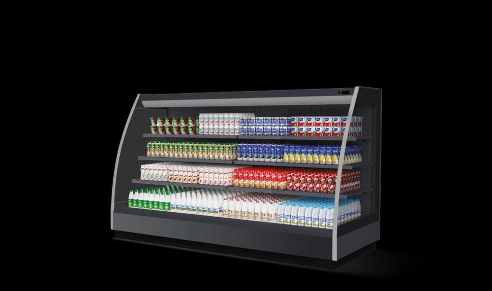 Холодильная горка Открытый холодильник Выносной агрегат Магазин Маркет