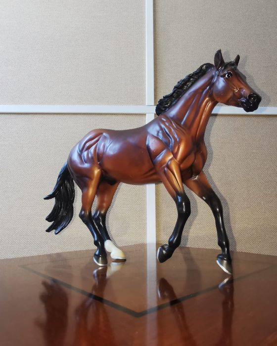 Колекционерска антикварна фигура кон марка Breyer Reeves USA шампион