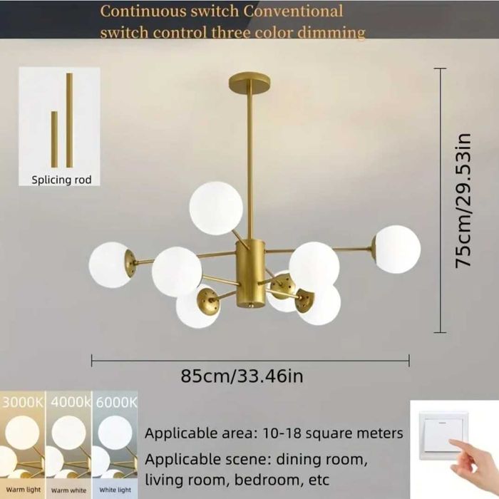 Candelabru modern de lux