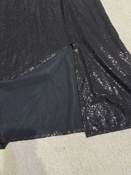 Rochie dama paiete, neagra, Tall, L-XL