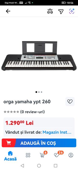 Orga Yamaha YPT 260