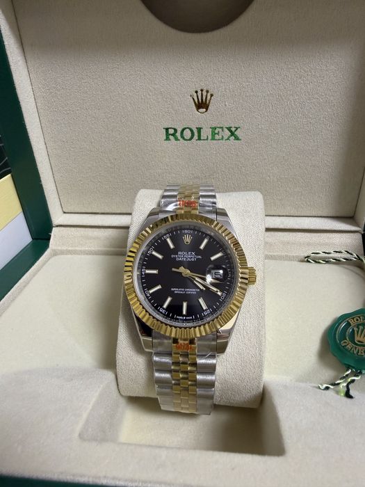 Ceas Rolex DATEJUST 40mm/Semigold/Black Dial
