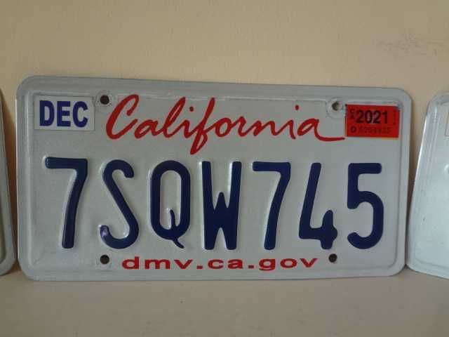 Автомобилни номера (регистрационни табели) от САЩ