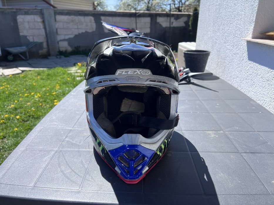 Кросова каска airoh aviator3,moto bell flex 9