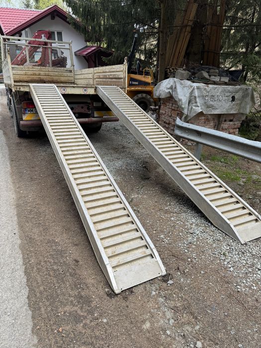 Rampe aluminiu 4,5 metri 6 tone