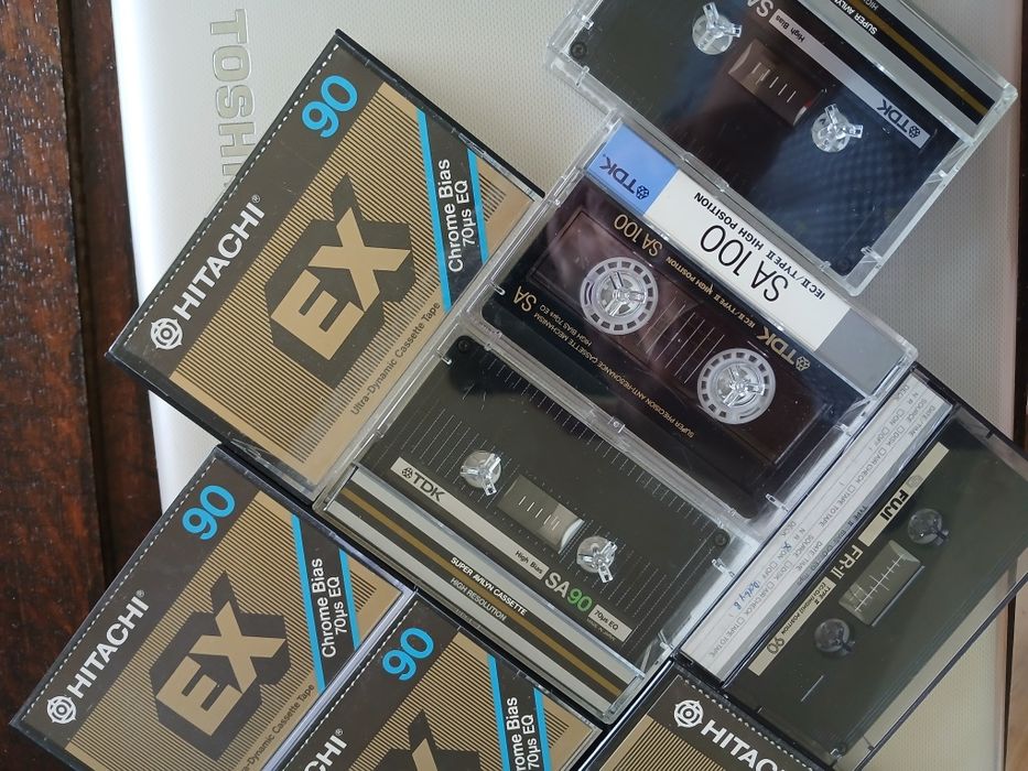 Lot de 9 casete audio Chromdioxid