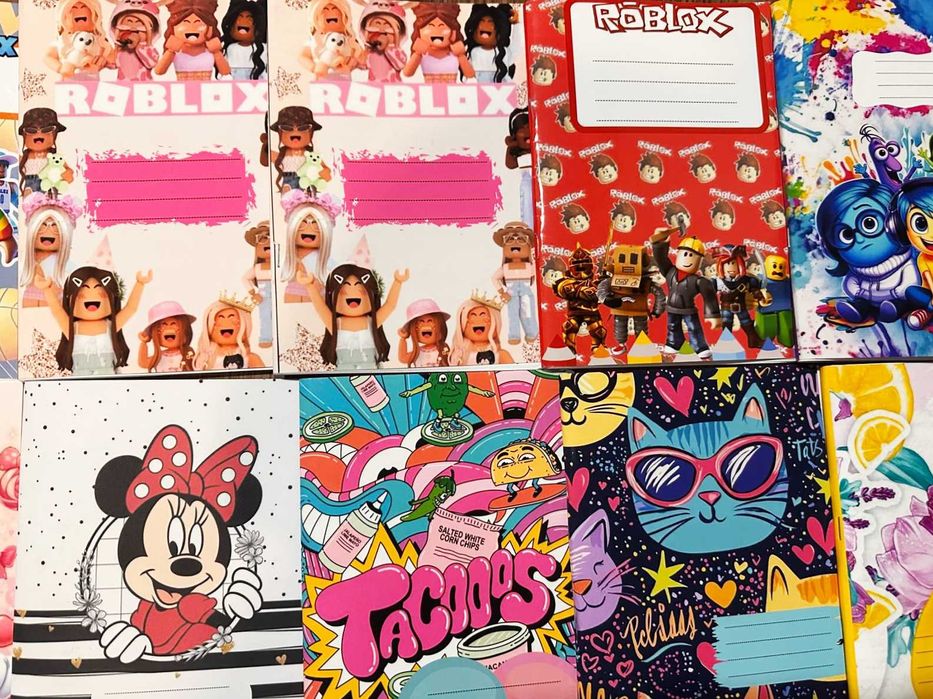 Красиви тетрадки - широки редове, А5