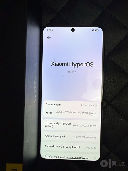 POCO X7 PRO 12/512gb
