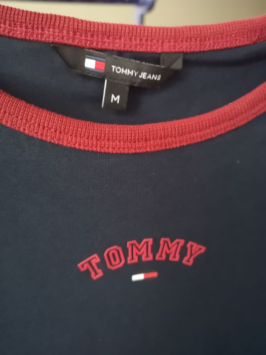 Тениска с лога Tommy Jeans/TommyHilfiger