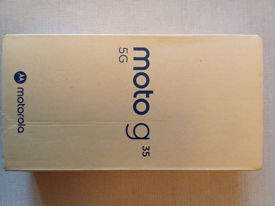 Чисто нов MOTOROLA G35 . Никога не е поставяна карта,разпечатан за сни