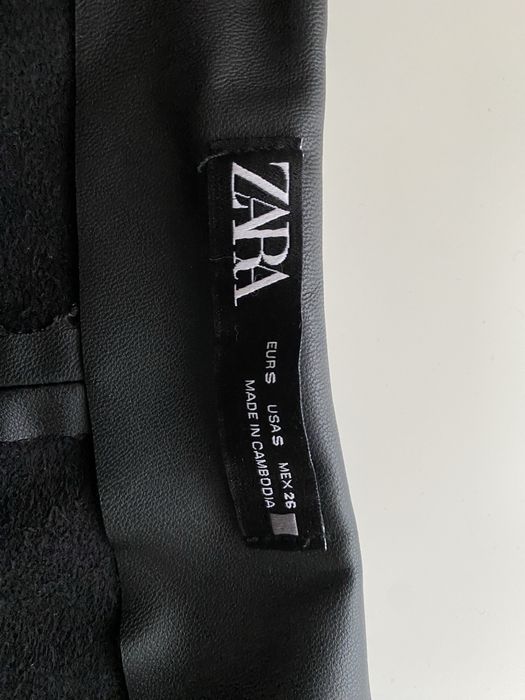 Кожени панталонки Zara