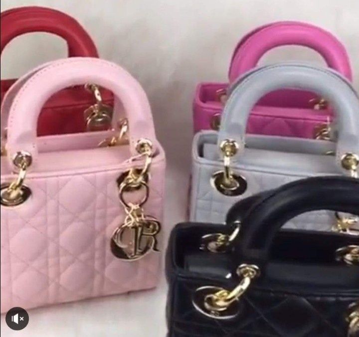 Genti mini model Lady,diverse nuanțe, saculet  eticheta