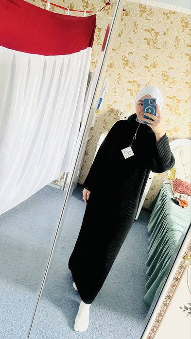 Зимний теплые платья