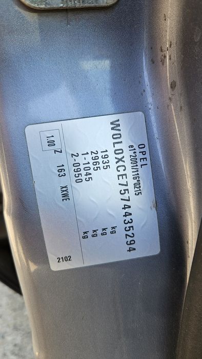 Опел Мерива 1.7 дизел(2007г.)на части