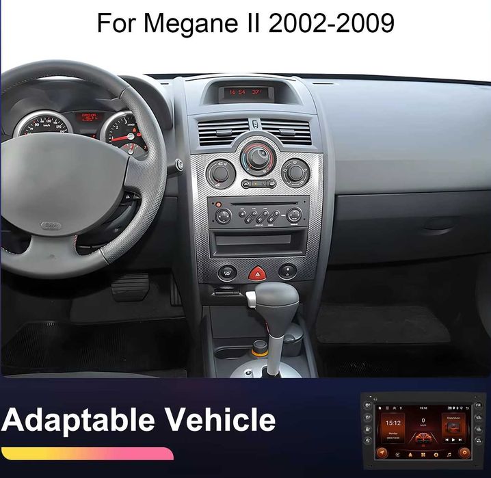 Мултимедия Двоен дин за Renault Megane 2 Навигация плеър Android