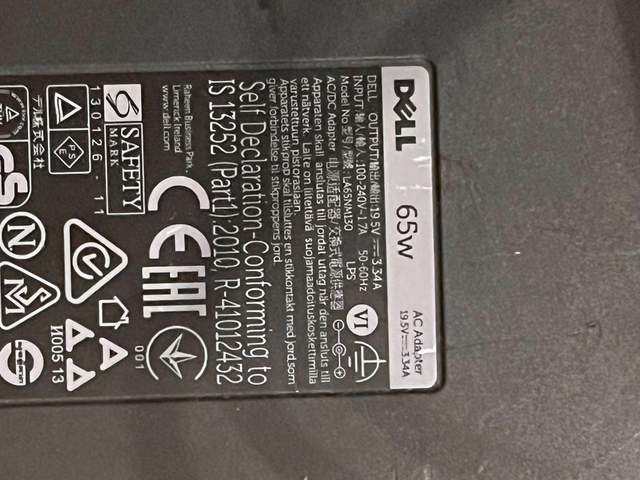 Incarcator laptop Dell original ! 65W ! pin central ! 19.5v 3.34a