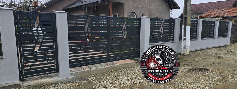 Gard tabla decupata/Porti metalice/Imprejmuire/Porti tabla decupata