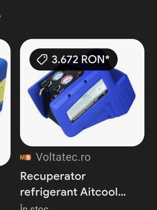 Recuperator refrigerat freon frigider