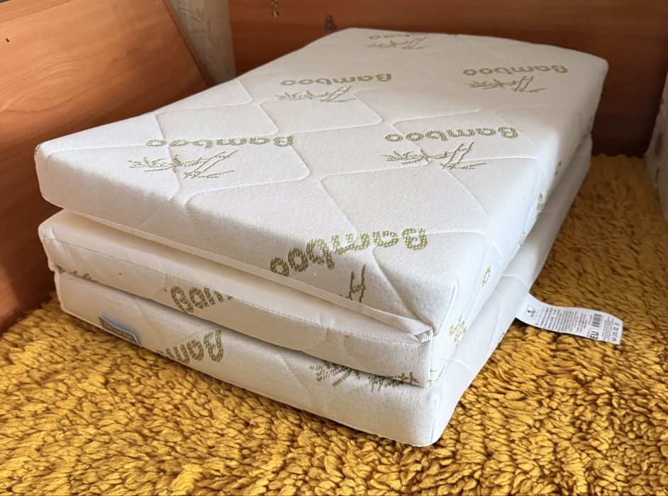 Чисто нова сгъваема кошара и сгъваем матрак 120/60