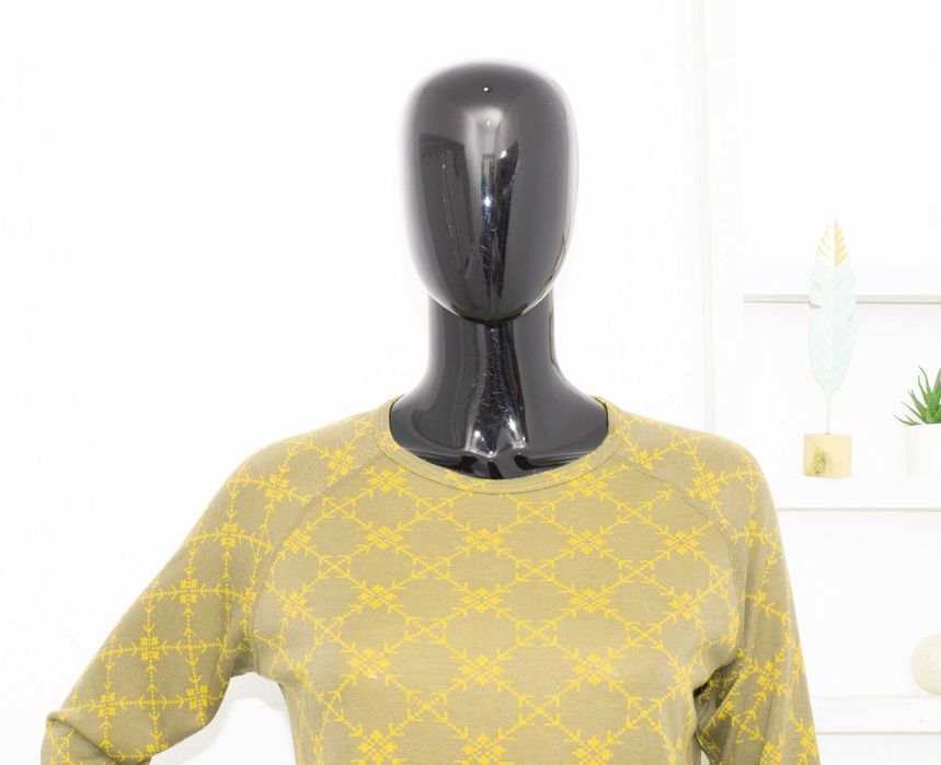 Kari Traa дамска блуза от мериносна вълна термо бельо зелено S