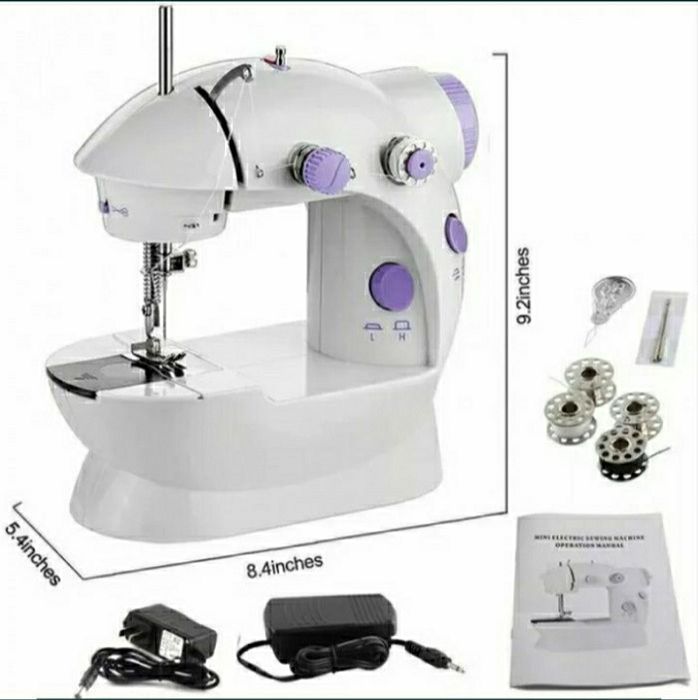 Мини тикув машина модел sm-202A  тукда ва батарейкада ишлайди Qarshi