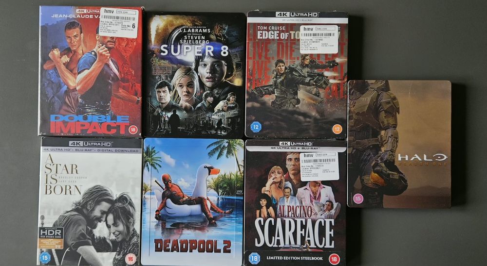 Ulra HD Blu-ray and 4k steelbook