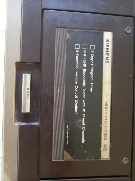 SIiemens Videocon FM352 VHS