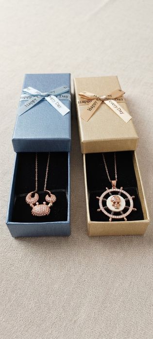 Продам женские цепочки с кулоном серебро Италия 925пр