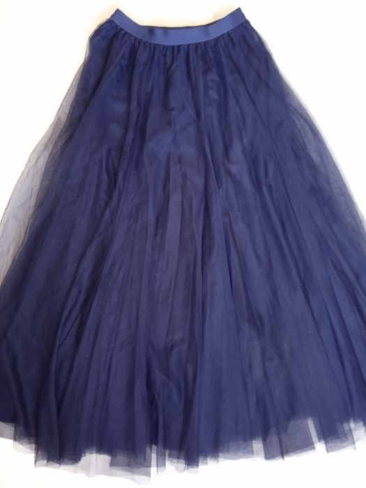 Юбка патчи удлиненная на резинке