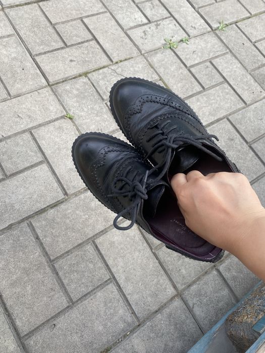 Продам лоферы на массивной подошве