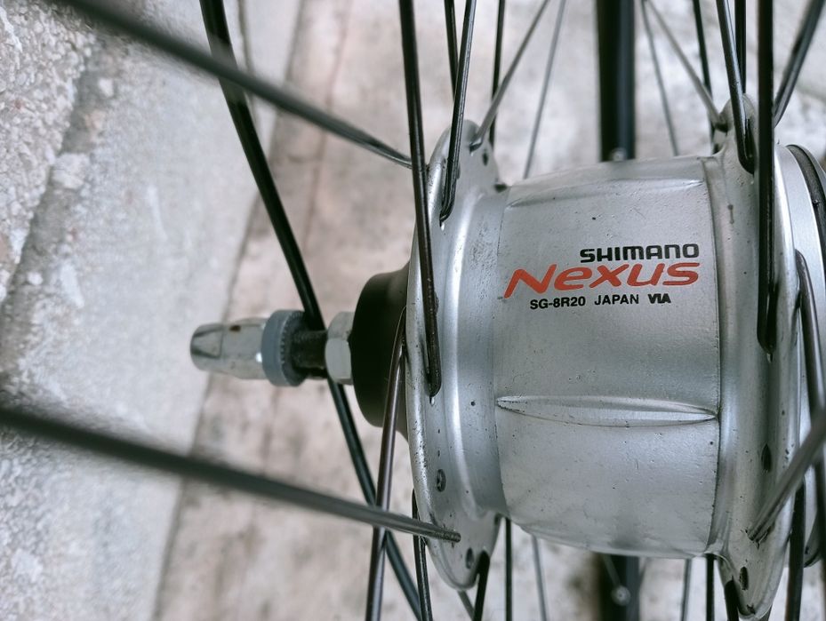 Roată spate 28 butuc Shimano Nexus 8 Japan Roată față dinam  Shimano