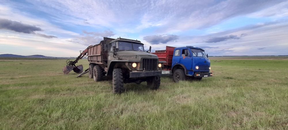 Вывоз мусора самогрузом. (Варавайкой) 2в1