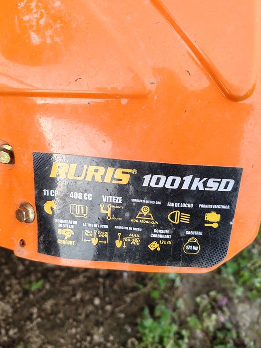 Motocultor diesel+remorca