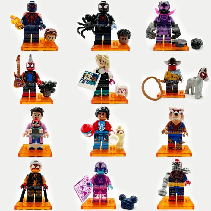 Lego spiderman across the spider verse