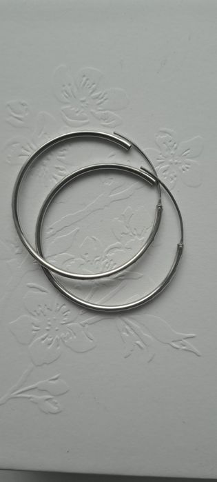 Cercei creole din argint