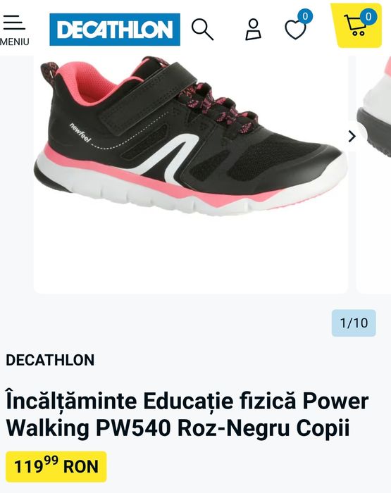 Adidas Incaltaminte Alergare Sala Power Walking PW540 Decathlon noi