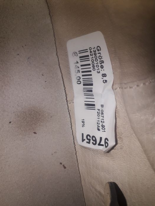 Pantofi de piele ca noi Berkemann 42.5 Germany