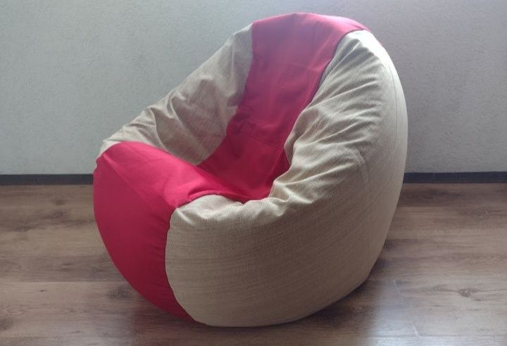 Husă pentru fotoliu puf, material textil