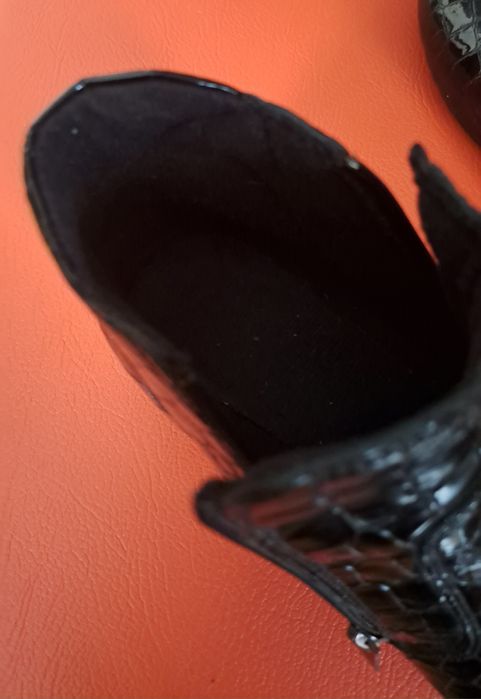 Дамски боти/естествен лак