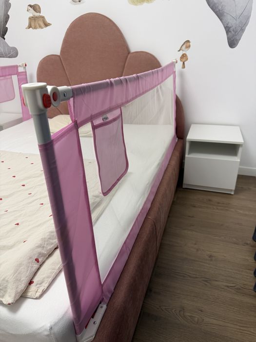 Bara de protectie pentru copii, 2 bucati, 180x70-95