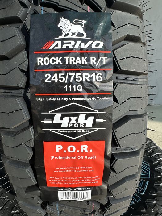 Нови джипови гуми ARIVO ROCK TRAK R/T 245/75R16 111Q БОРД 2457516