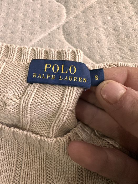 Polo Ralph Lauren Cable-Knit Cotton Crewneck Jumper
