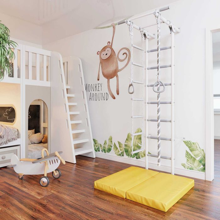 Шведская стенка Romana DSK 1.0 + мат в 2 сложения