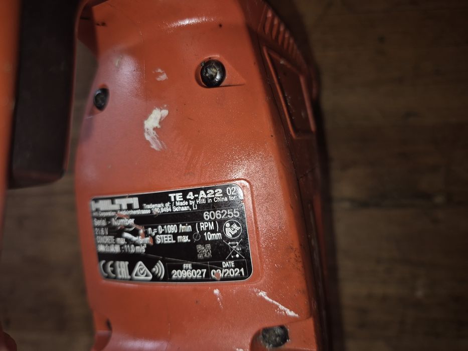 Rotopercutor HILTI  TE 4 A 22