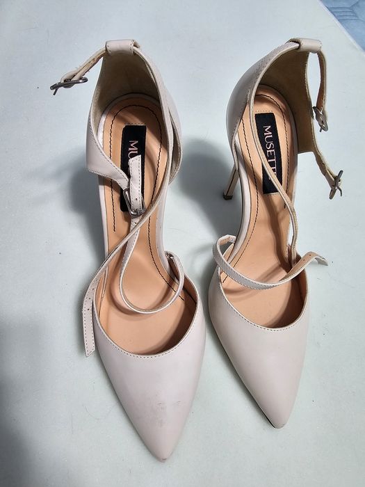 Pantofi stiletto Musette piele naturală