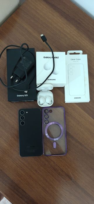 Продам Samsung s23, 256 gb black.