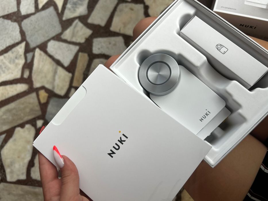 Смарт ключалка Nuki Smart Lock 4th generation Pro, Бяла