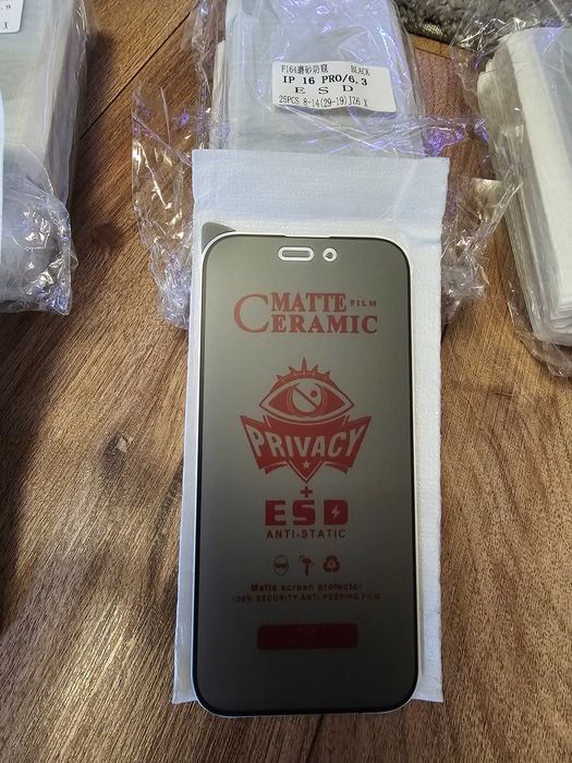Folie Iphone 16/16 Pro/16 Pro Max/16 Plus Privacy Mata Ceramica